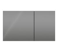 Plaque Geberit Sigma70 carrée DT verre gris velouté - GEBERIT 115.622.JK.1