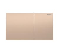 Plaque Geberit Sigma70 Carrée Or Rouge Brossé Double Bouton | 115.622.QB.1 O