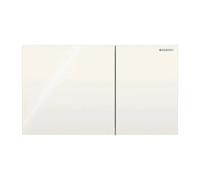 Plaque Geberit Sigma70 Carrée Verre Gris Sable Double Bouton | 115.622.JL.1 Ve