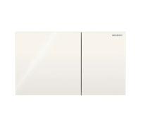 Plaque Geberit Sigma70 Carrée Verre Gris Sable Double Bouton | 115.622.JL.1 Ve