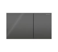 Plaque Geberit Sigma70 Carrée Verre Noir Double Bouton | 115.622.SJ.1 Verre Noir