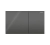 Geberit Plaque de déclenchement Sigma 70 Square 115622SJ1 – double chasse, noire