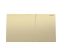 Geberit Plaque de déclenchement Sigma70 – Rinçage 2 quantités angulaires – Acier inoxydable laiton