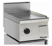 Plaque grill lisse électrique 40cm prof.600 G