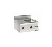 Plaque grill lisse et rainurée électrique 60cm prof.600 G