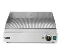 Plaque grill rainurée Profi Line Hendi 2400 W