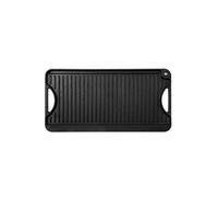 Plaque Griller Réversible En Fonte Avec Poignée Facile à Nettoyer Double Face