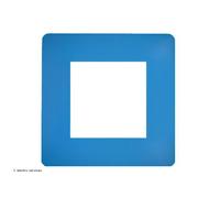 Plaque Hager Essensya 1 Poste - Finition:Riviera - Gamme Essensya - Dimensions 80 mm x 80 mm