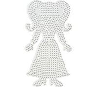Plaque hama grande fille Blanc G