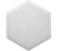 Plaque hama hexagonale Blanc G