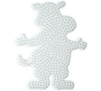Plaque hama hippopotame Blanc G