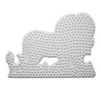 Plaque hama lion Blanc