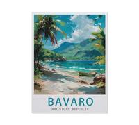 Plaque humoristique en métal,Bavaro, République Dominicaine,Décoration murale d'intérieur pour cuisine, boulangerie, café, bar, ferme, restaurants, café(15x30cm)6x12 inch-AZ10