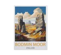 Plaque humoristique en métal,Bodmin Moor Angleterre,Décoration murale d'intérieur pour cuisine, boulangerie, café, bar, ferme, restaurants, café(20x30cm)8x12 inch-AC6