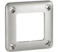 Legrand Plaque Soliroc 077851 IK10 anti-vandalisme 1 poste 110x110 mm Gris