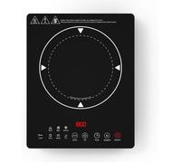 Plaque Induction 1 Feu,Plaque Chauffante 6 Modes De Cuisson,Plaque Cuisson Electrique Portable Avec Commande Tactile Lcd,10 Niveau