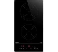 Plaque Induction 2 Feux,Largeur 28.8Cm Encastrable 3500W Boost|Chauffage Basse Puissance Continu,9 Niveaux,Minuterie,Arrêt Auto,Ve