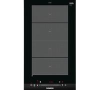 Siemens iQ700 EX375FXB1E Table de cuisson à induction Aluminium brossé/noir - 2 foyers