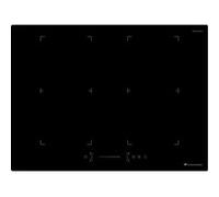 Continental Edison Plaque à induction CETI724Z2FLEX 70 cm 4 foyers 2 Zones Flex 7200W Noir