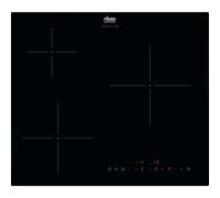 Table de cuisson induction 59cm 3 feux 7200w noir Faure FITN632K noir G