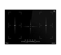 Plaque Induction 80 cm | 10,56 kW | 5 Zones de cuisson | 9 niveaux de puissance | Contrôles Tactiles | Smart WiFi App | IND7705HC