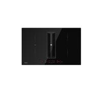 Plaque induction aspirante 83cm 4 Foyers 7000W 2 Flex Zones 500m³/h 4 vitesses Booster Recyclage ou Evacuation Filtre Plasma