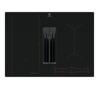 Electrolux Plaque induction aspirante KCC73443CZ SaphirMatt Anti-rayures 70 cm Noir mat