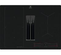 Electrolux Plaque induction aspirante KCC73443CZ SaphirMatt Anti-rayures 70 cm Noir mat
