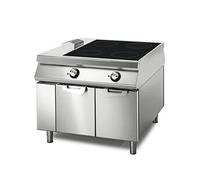 Plaque Induction avec 4 Plaques sur Coffre avec Portes, Tableau de Contrôle sur Deux Côtés Virtus