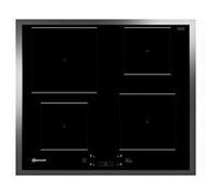 Plaque Induction Bauknecht BQ 2760S FT 7200W 4 Foyers Encastrable Acier Inoxydable Noir Noir G