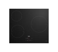 Beko Table de cuisson à induction encastrable HII63401MT 60 cm 3 foyers 5900 W Noir