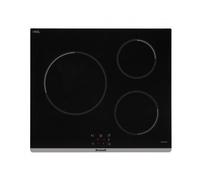 Brandt - BPI6362B - Plaque Induction - Table de Cuisson Encastrable - Noir - 3 Foyers - 5900W - Dimensions Encastrement : 56x49cm - Précision et Performances - Fabriqué en France
