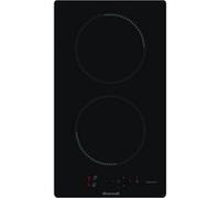 Brandt Table de cuisson à induction BPI6210B – 2 plaques – encastrable 26,5×49 cm – Noir