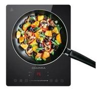 CIARRA CBTIH1 Plaque Induction Portable 2000W avec Commande Tactile - 8 Niveaux de Puissance - Minuterie et Verrouillage Enfants - Panneau en Verre Ceramique Noir