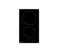 Beldeko Plaque induction Domino 2 foyers 3300 W – Commandes tactiles Minuteur Sécurité enfant Noir