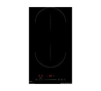 Glem Table domino à induction GTI321BS 30 cm 2 feux 3500 W Noir