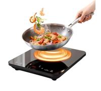 Plaque Induction Portable,2000W,Plaque de cuisson induction,table de cuisson induction 1 foyer,Tactile,Surface céramique,10 Niveaux