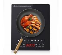 Plaque Induction Posable 3500W - 8 Niveaux - Cuisson Rapide et Économique - Design Compact pour Maison/Bureau/Voyage