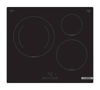 Bosch Serie 4 PUJ611BB5E plaque Noir Intégré 60 cm Plaque avec zone à induction 3 zone(s)