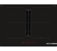 Bosch Serie 6 PVQ711H26E plaque Noir Intégré 71 cm Plaque avec zone à induction 4 zone(s) Hotte intégrée