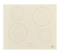 Plaque de cuisson induction 4 foyers - coloris crème - l.60 x P.51,5 x H.5,6 cm - Smeg SI2641DP