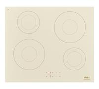 Plaque de cuisson induction 4 foyers - coloris crème - l.60 x P.51,5 x H.5,6 cm - Smeg SI2641DP