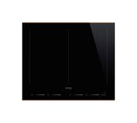 Smeg Plaque à induction Dolce Stil Novo SIM6644R 4 foyers 7400 W Noir