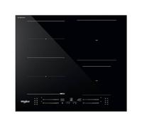 Table induction, noir, 60cm, CleanProtect, 4 zones dont 1 zone flexible Flexiside de 4 inducteurs, Chef Control, 6eme Sens 4 fonctions automatiques par zone, acces direct par slider, 18 niveaux de pui