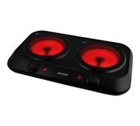 Sencor Plaque de cuisson infrarouge SCP 2263BK 2400 W 2 foyers Noir