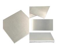Plaque Inox 1 pièce de 0,8 mm de feuille d'aluminium mince, matériaux de calage for le travail des métaux, le soudage et le traitement(0.8X300X300mm)