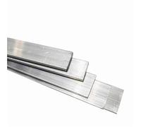 Plaque Inox Barre plate en alliage d'aluminium, tige carrée solide, bande de tôle for matériel bricolage(500mm,8x30mm 1pcs)