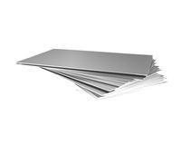 Plaque Inox Plaque carrée en acier inoxydable 304, plaque d'étanchéité plate métal(50x50x10mm 2PCS)