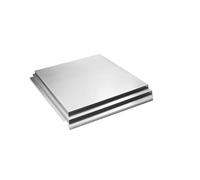 Plaque Inox Plaque carrée en acier inoxydable 316L, tôle polie, différentes tailles(100X100X2mm2PCS)
