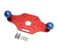 Plaque Inversée pour Défonceuse, Plaque en Aluminium Antirouille 22 x 4 cm - Haute Précision, Durable et Résistante, Pour Menuiserie et Travail du Bois